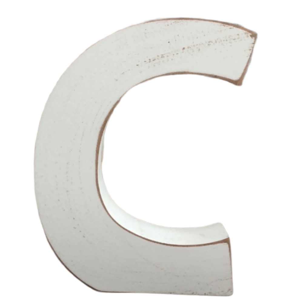 Wooden Letter ‘C’ decor